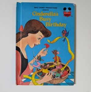 Disney Cinderella's Busy Birthday Hardcover Book